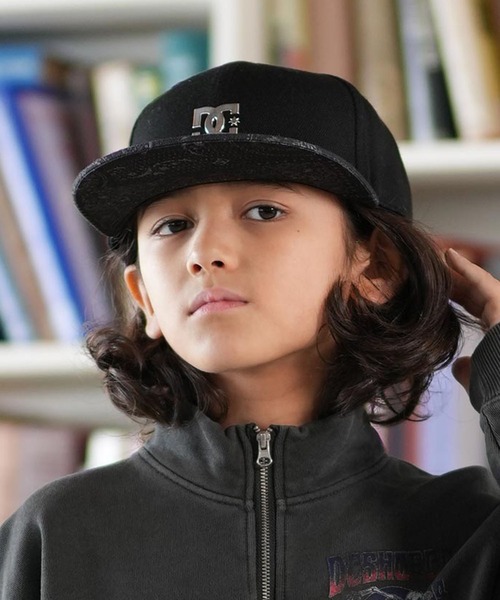 DC(ディーシー)の「DC/ディーシー 25 KD PRINTVISOR SNAPBACK キッズ キャップ YCP254610(キャップ・キッズ・ブラック系その他2/ブラック系その他・FREE)」の17枚目の写真