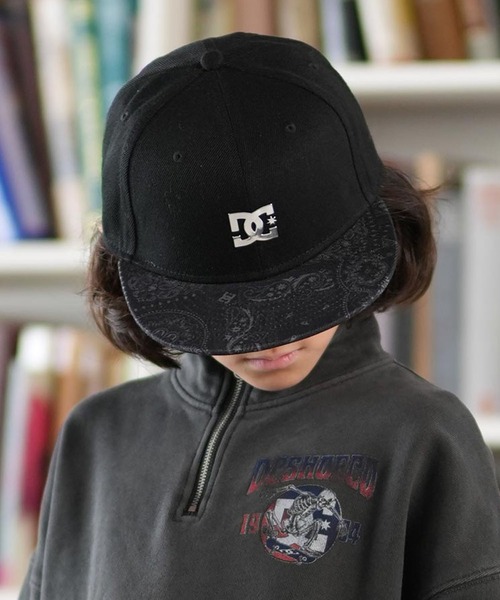 DC(ディーシー)の「DC/ディーシー 25 KD PRINTVISOR SNAPBACK キッズ キャップ YCP254610(キャップ・キッズ・ブラック系その他2/ブラック系その他・FREE)」の18枚目の写真