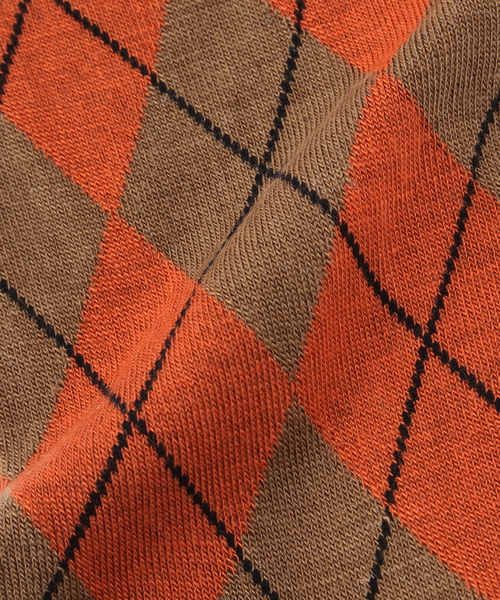 Spick & Span（スピックアンドスパン）の「CONLEAD/コンリード Argyle wool short（ソックス/靴下・レディース・ベージュ/ブラック/ボルドー・FREE）」の6枚目の写真
