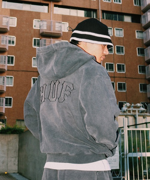 HUF（ハフ）の「ARCH KNIT BUCKET HAT（ハット・メンズ・ブラック/ホワイト系その他・O/S）」の4枚目の写真