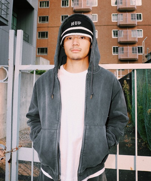 HUF（ハフ）の「ARCH KNIT BUCKET HAT（ハット・メンズ・ブラック/ホワイト系その他・O/S）」の3枚目の写真