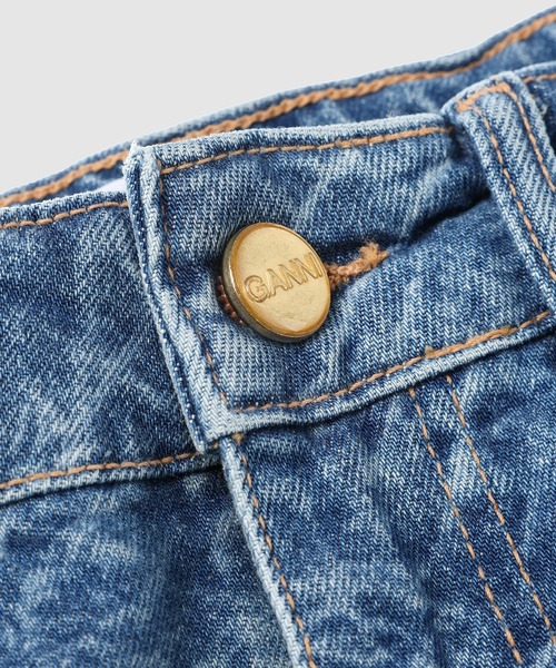 GANNI（ガニー）の「3D Laser Future Denim Setzy Cropped（デニムパンツ・レディース・ブルー系その他・27/26/25）」の3枚目の写真