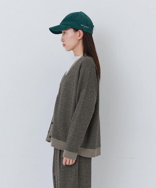 conges payes ADIEU TRISTESSE(コンジェ ペイエ アデュートリステス)の「ポンチカーディガン(カーディガン/ボレロ・レディース・ダークブラウン/ベージュ/ライトブラウン・FREE)」の9枚目の写真
