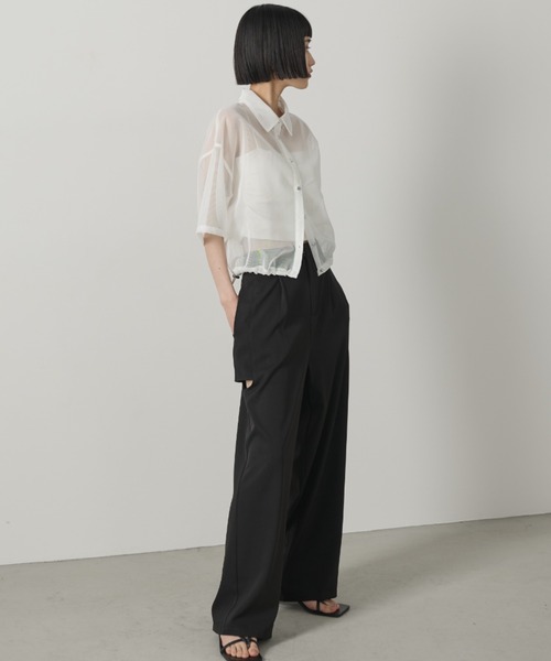 セール】カットアウトスラックスパンツ（スラックス）｜AIC