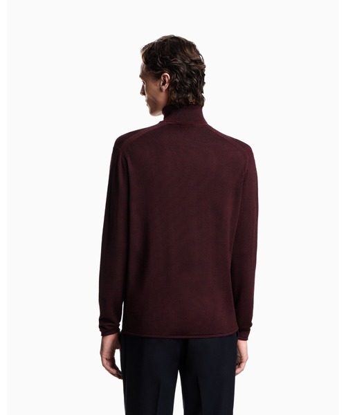 エンポリオアルマーニ 新品未使用 ニット セーター ウール100% EMPORIO ARMANI (エンポリオアルマーニ) ウール100％ 無地