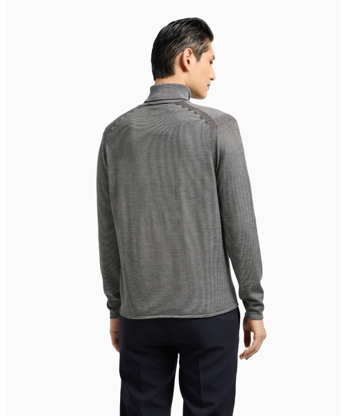 エンポリオ アルマーニ】ロールネックセーター バージンウール