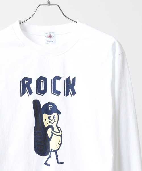 LUMBER(ランバー)の「プリントロングTシャツ(Tシャツ/カットソー・メンズ・ベージュ/ネイビー系1/カーキ/ホワイト系2/ホワイト系1/ホワイト系/ブラック/ホワイト系5/ホワイト系3/ブラック系5/ベージュ系2/ベージュ系/カーキ系1/カーキ系/ブラック系/ホワイト系9/ホワイト系8/ホワイト系7/ネイビー系/カーキ系2/ベージュ系3/ベージュ系1/ブラック系4/ブラック系2/ブラック系3/ブラック系1/ホワイト系6/ホワイト系4/ウッド/ホワイト/ネイビー・M/XL/L)」の2枚目の写真