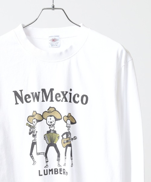 LUMBER(ランバー)の「プリントロングTシャツ(Tシャツ/カットソー・メンズ・ベージュ/ネイビー系1/カーキ/ホワイト系2/ホワイト系1/ホワイト系/ブラック/ホワイト系5/ホワイト系3/ブラック系5/ベージュ系2/ベージュ系/カーキ系1/カーキ系/ブラック系/ホワイト系9/ホワイト系8/ホワイト系7/ネイビー系/カーキ系2/ベージュ系3/ベージュ系1/ブラック系4/ブラック系2/ブラック系3/ブラック系1/ホワイト系6/ホワイト系4/ウッド/ホワイト/ネイビー・M/XL/L)」の5枚目の写真