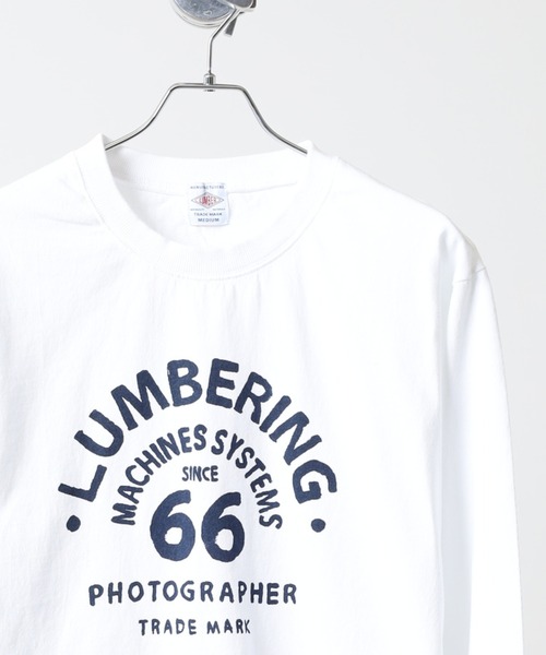 LUMBER(ランバー)の「プリントロングTシャツ(Tシャツ/カットソー・メンズ・ベージュ/ネイビー系1/カーキ/ホワイト系2/ホワイト系1/ホワイト系/ブラック/ホワイト系5/ホワイト系3/ブラック系5/ベージュ系2/ベージュ系/カーキ系1/カーキ系/ブラック系/ホワイト系9/ホワイト系8/ホワイト系7/ネイビー系/カーキ系2/ベージュ系3/ベージュ系1/ブラック系4/ブラック系2/ブラック系3/ブラック系1/ホワイト系6/ホワイト系4/ウッド/ホワイト/ネイビー・M/XL/L)」の9枚目の写真