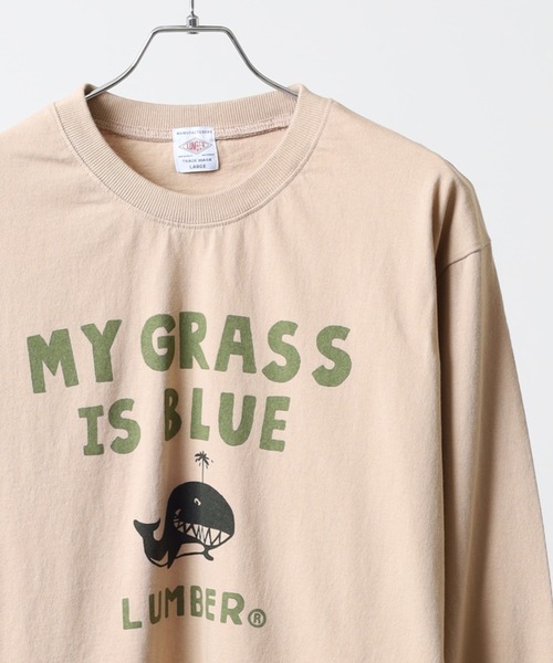 LUMBER(ランバー)の「プリントロングTシャツ(Tシャツ/カットソー・メンズ・ベージュ/ネイビー系1/カーキ/ホワイト系2/ホワイト系1/ホワイト系/ブラック/ホワイト系5/ホワイト系3/ブラック系5/ベージュ系2/ベージュ系/カーキ系1/カーキ系/ブラック系/ホワイト系9/ホワイト系8/ホワイト系7/ネイビー系/カーキ系2/ベージュ系3/ベージュ系1/ブラック系4/ブラック系2/ブラック系3/ブラック系1/ホワイト系6/ホワイト系4/ウッド/ホワイト/ネイビー・M/XL/L)」の22枚目の写真