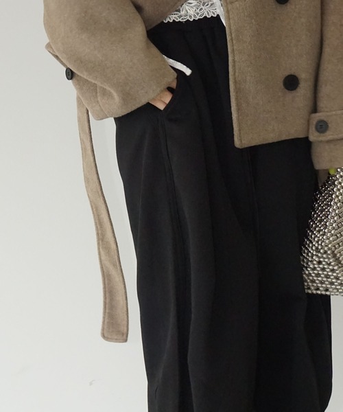 chuclla（チュクラ）の「ボリュームスウェットパンツ chw25a074（スウェットパンツ・レディース・グレー/ブラック・M/S）」の11枚目の写真