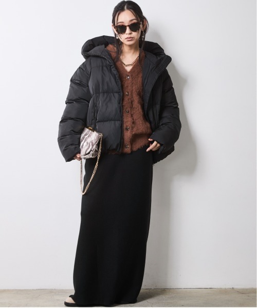 CHIC STYLE(シックスタイル)の「へアリーニットカーディガン<大きいサイズ有>シックスタイル(カーディガン/ボレロ・レディース・グレー/ブラウン・5L/4L/3L/LL/L/M)」の8枚目の写真