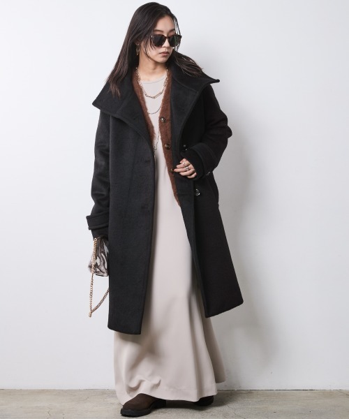 CHIC STYLE(シックスタイル)の「へアリーニットカーディガン<大きいサイズ有>シックスタイル(カーディガン/ボレロ・レディース・グレー/ブラウン・5L/4L/3L/LL/L/M)」の16枚目の写真