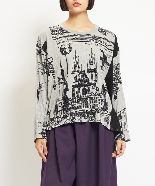 フライトジャージー 長袖Ｔ（Tシャツ/カットソー）｜gomme（ゴム）のファッション通販 - ZOZOTOWN gomme HOMME gomme 長袖Tシャツ　カットソー