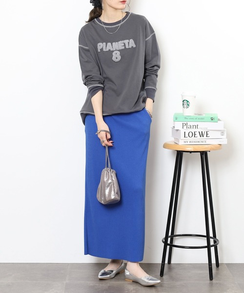 A.N.L(エーエヌエル レーベル)の「A.N.L ブークレーロゴカットソー(Tシャツ/カットソー・レディース・ブラック/ライトグレー/チャコールグレー・38)」の11枚目の写真