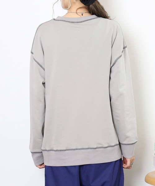 A.N.L(エーエヌエル レーベル)の「A.N.L ブークレーロゴカットソー(Tシャツ/カットソー・レディース・ブラック/ライトグレー/チャコールグレー・38)」の18枚目の写真
