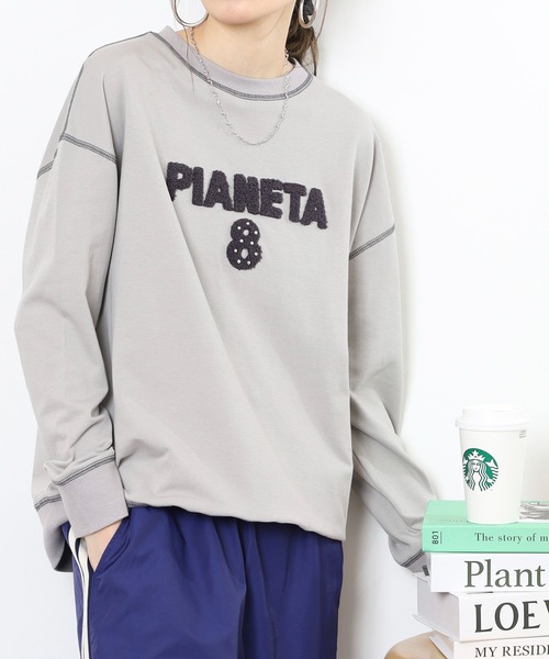 A.N.L(エーエヌエル レーベル)の「A.N.L ブークレーロゴカットソー(Tシャツ/カットソー・レディース・ブラック/ライトグレー/チャコールグレー・38)」の14枚目の写真