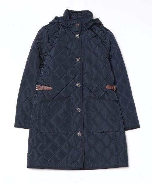 フーデッド ダイヤモンドキルテッド コート（その他アウター）｜LAUREN