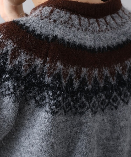 SpRay（スプレイ）の「シェットランド求心カーディガン（カーディガン/ボレロ・レディース・ベージュ/オフホワイト/グレー/ピンク/ブラウン・FREE）」の18枚目の写真