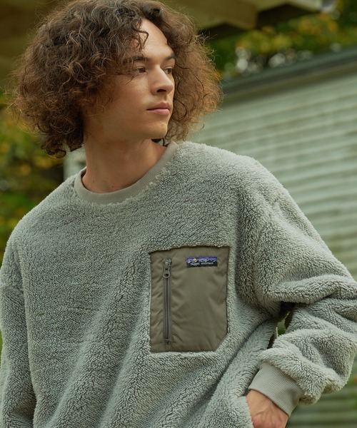 ragged mountain(ラギットマウンテン)の「【RAGGED MOUNTAIN/ラギットマウンテン】DERRY/デリー 防風 ボア トレーナー(スウェット・メンズ・ブラック/グレー/アイボリー・MEDIUM/LARGE/X-LARGE)」の22枚目の写真