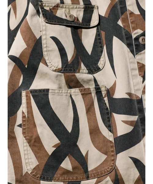 PENNEYS(ぺニーズ)の「【PENNY‘S】PRINTED ENGINEER SHORT JACKET/ミリタリー/ワークジャケット【WEB限定】(ミリタリージャケット・メンズ・グリーン/カーキ/ブラック・M/L)」の16枚目の写真