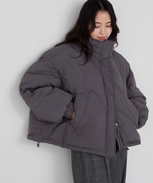 forksy.（フォルクシー）の「【forksy.】〈撥水加工〉ドロスト付きハイネックモンスター中綿ジャケット（ダウンジャケット/コート・レディース）」