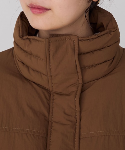 セール】【forksy.】〈撥水加工〉ドロスト付きハイネックモンスター