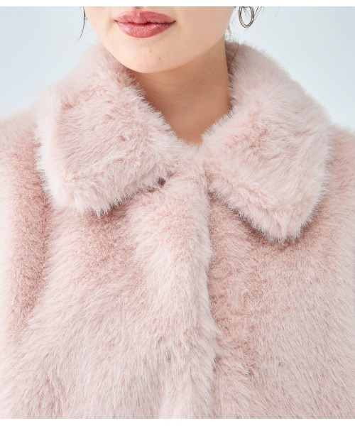 セール】エコファーショートコート（その他アウター）｜PEACH JOHN