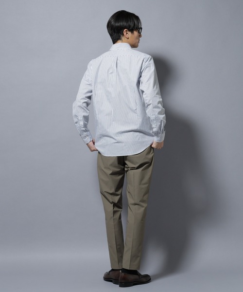 NANO universe(ナノユニバース)の「「N shirt」Anti Soaked(R)汗染み防止セミワイドカラーシャツ長袖(シャツ/ブラウス・メンズ・ホワイト/その他1/ライトブルー・S/M/L)」の17枚目の写真