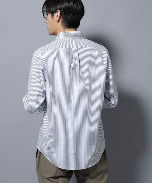 NANO universe(ナノユニバース)の「「N shirt」Anti Soaked(R)汗染み防止セミワイドカラーシャツ長袖(シャツ/ブラウス・メンズ・ホワイト/その他1/ライトブルー・S/M/L)」の13枚目の写真
