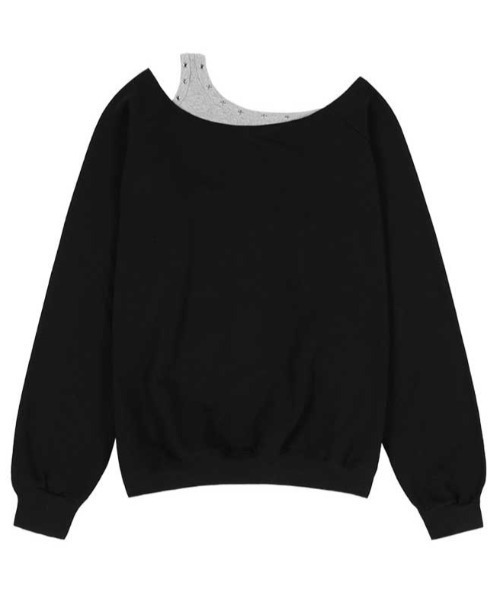 FANCY CLUB(ファンシークラブ)の「A'GEM/9 × .kom 『FANCY CLUB/ファンシークラブ』 ROSARY NOIRER SWEATSHIRT/ノワラー スウェット シャツ(スウェット・レディース・ブラック・FREE)」の4枚目の写真