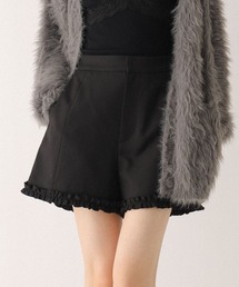 Heather | 裾フリルタイトショートパンツ　597501(その他パンツ)