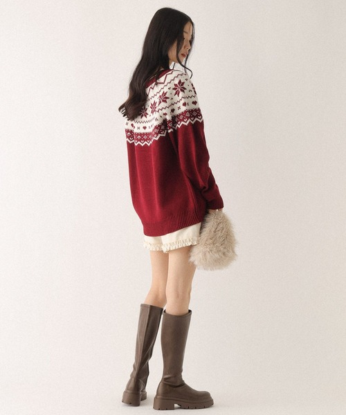 Heather（ヘザー）の「裾フリルタイトショートパンツ　597501（その他パンツ・レディース・チャコールグレー/アイボリー/ブラック・FREE）」の6枚目の写真