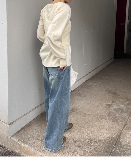 SHENERY(シーナリー)の「ビスチェセットカーディガン(カーディガン/ボレロ・レディース・グレー/アイボリー・FREE)」の4枚目の写真