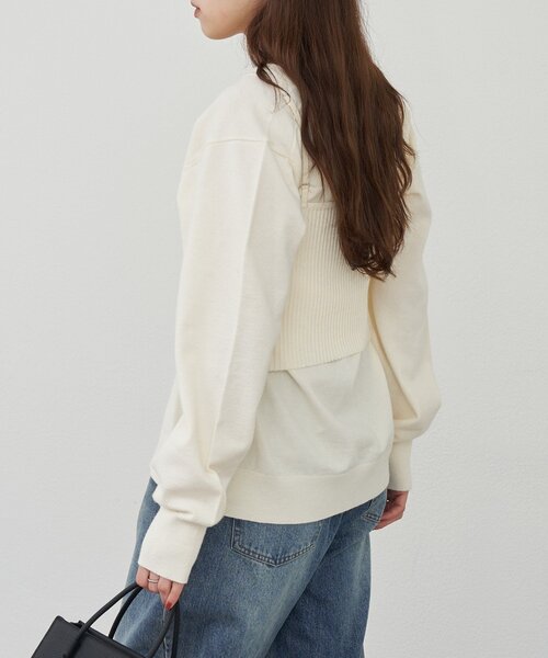 SHENERY(シーナリー)の「ビスチェセットカーディガン(カーディガン/ボレロ・レディース・グレー/アイボリー・FREE)」の13枚目の写真