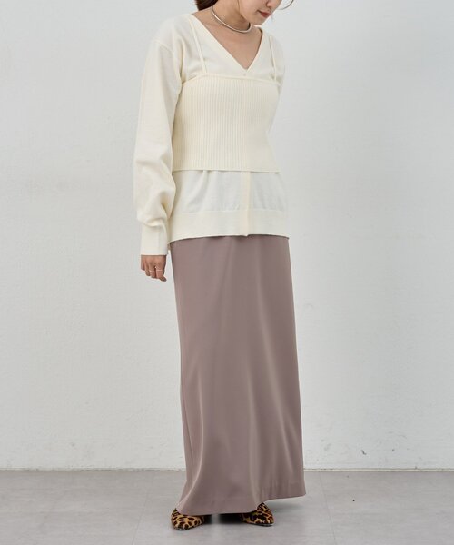 SHENERY(シーナリー)の「ビスチェセットカーディガン(カーディガン/ボレロ・レディース・グレー/アイボリー・FREE)」の16枚目の写真