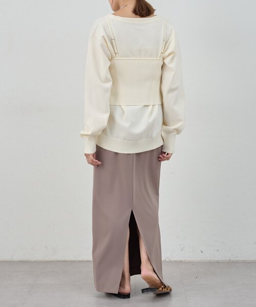 SHENERY(シーナリー)の「ビスチェセットカーディガン(カーディガン/ボレロ・レディース・グレー/アイボリー・FREE)」の18枚目の写真