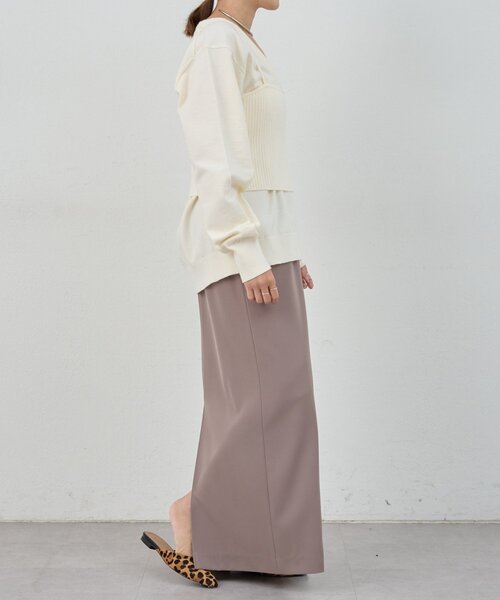 SHENERY(シーナリー)の「ビスチェセットカーディガン(カーディガン/ボレロ・レディース・グレー/アイボリー・FREE)」の19枚目の写真