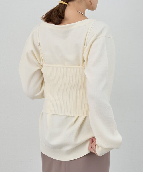 SHENERY(シーナリー)の「ビスチェセットカーディガン(カーディガン/ボレロ・レディース・グレー/アイボリー・FREE)」の22枚目の写真