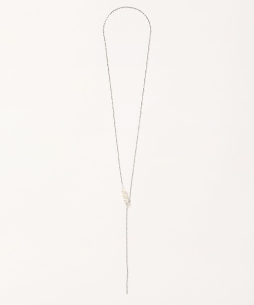 Andemiu（アンデミュウ）の「パールスライドY字ネックレス604191（ネックレス・レディース・シルバー/ゴールド・FREE）」の4枚目の写真