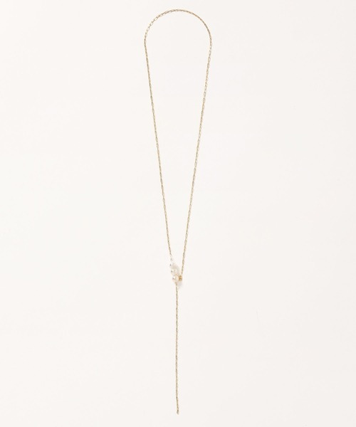 Andemiu（アンデミュウ）の「パールスライドY字ネックレス604191（ネックレス・レディース・シルバー/ゴールド・FREE）」の5枚目の写真