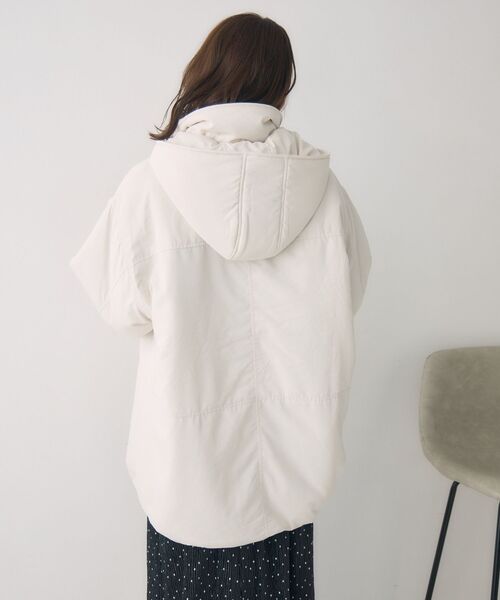 RETRO GIRL（レトロガール）の「フードモンスターJK（ダウンジャケット/コート・レディース・ナチュラル/ブラック/ライトグレー・FREE）」の13枚目の写真