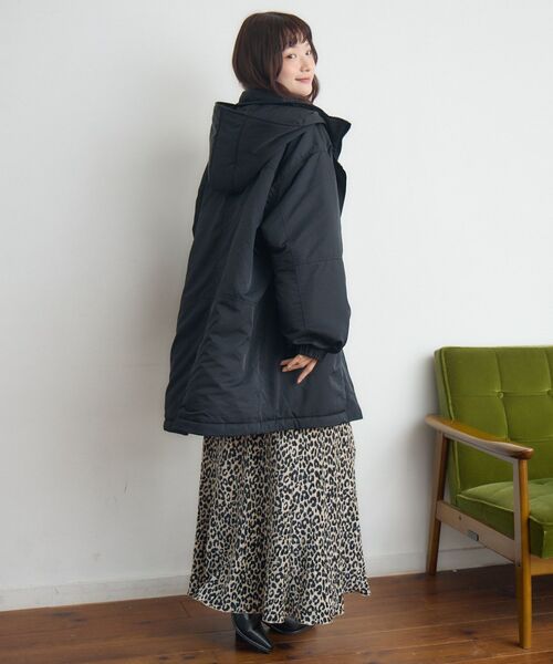 RETRO GIRL（レトロガール）の「フードモンスターJK（ダウンジャケット/コート・レディース・ナチュラル/ブラック/ライトグレー・FREE）」の16枚目の写真