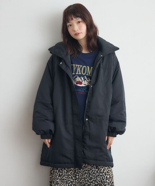 RETRO GIRL（レトロガール）の「フードモンスターJK（ダウンジャケット/コート・レディース・ナチュラル/ブラック/ライトグレー・FREE）」の19枚目の写真