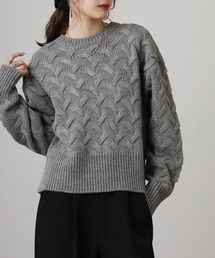 OMNES | アクリルウールケーブルプルオーバーニット(ニット/セーター)