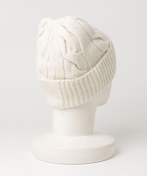 Polo ベア ケーブル ウールブレンド ビーニー（ニットキャップ