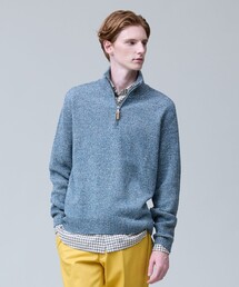 J.PRESS(ジェイプレス)の「ウール×カシミヤの上質素材【Cash Lamb's Wool】ハーフジップ ニット_25年モデル(ニット/セーター)」