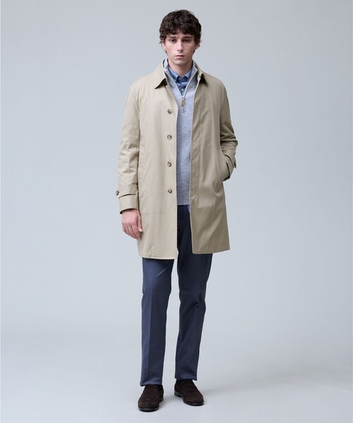 J.PRESS(ジェイプレス)の「ウール×カシミヤの上質素材【Cash Lamb's Wool】ハーフジップ ニット_25年モデル(ニット/セーター・メンズ・ネイビー系/ベージュ系/ライトグレー系/グリーン系/ブルー系・X-LARGE/LARGE/MEDIUM)」の6枚目の写真