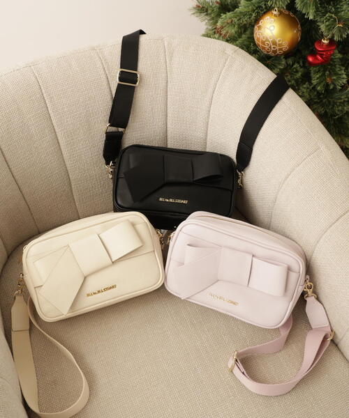 ◇＜リボンシリーズ＞スクエアポシェット（ショルダーバッグ）｜JILL