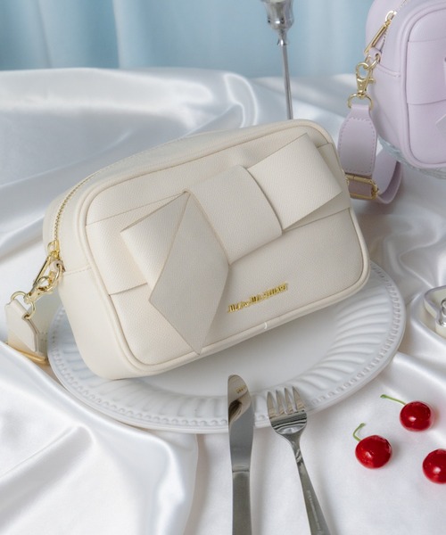 ◇＜リボンシリーズ＞スクエアポシェット（ショルダーバッグ）｜JILL